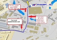 Схема проезда в Иркутске